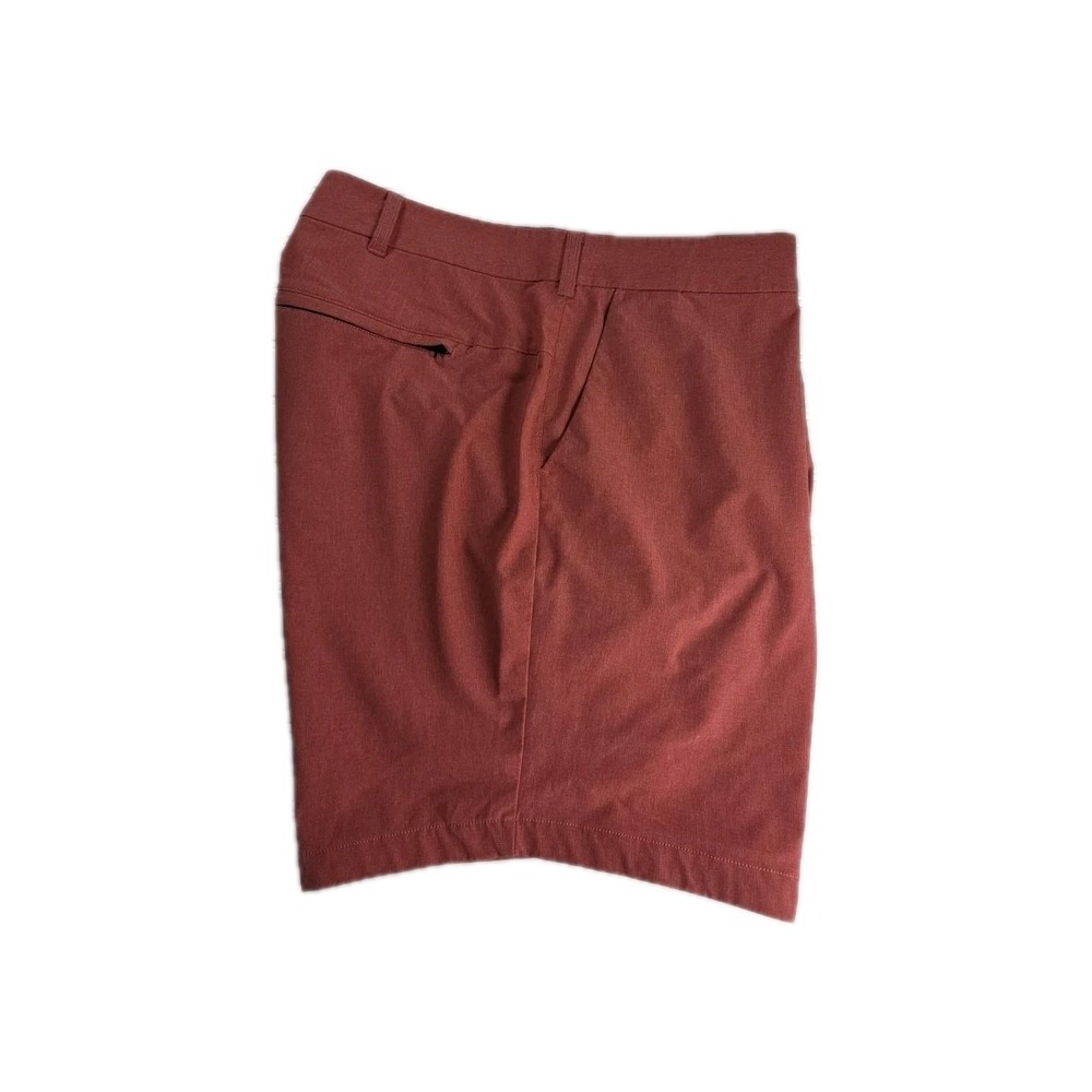 Bonobos Shorts Mens Size 36 RUST/ORANGE Washed Chinos 7" Inseam Preppy STRETCH